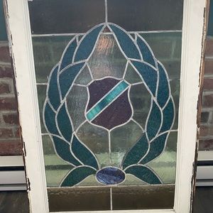 Vintage Stained Glass Window 1900-1920